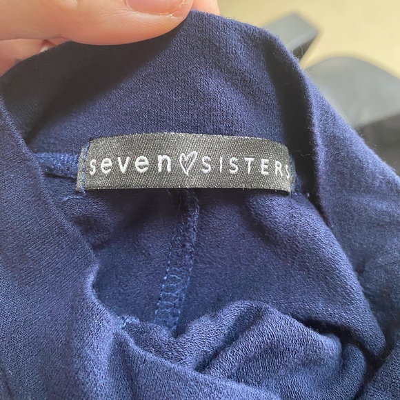Seven Sisters Navy Dress Size Small - Picture 2 of 7